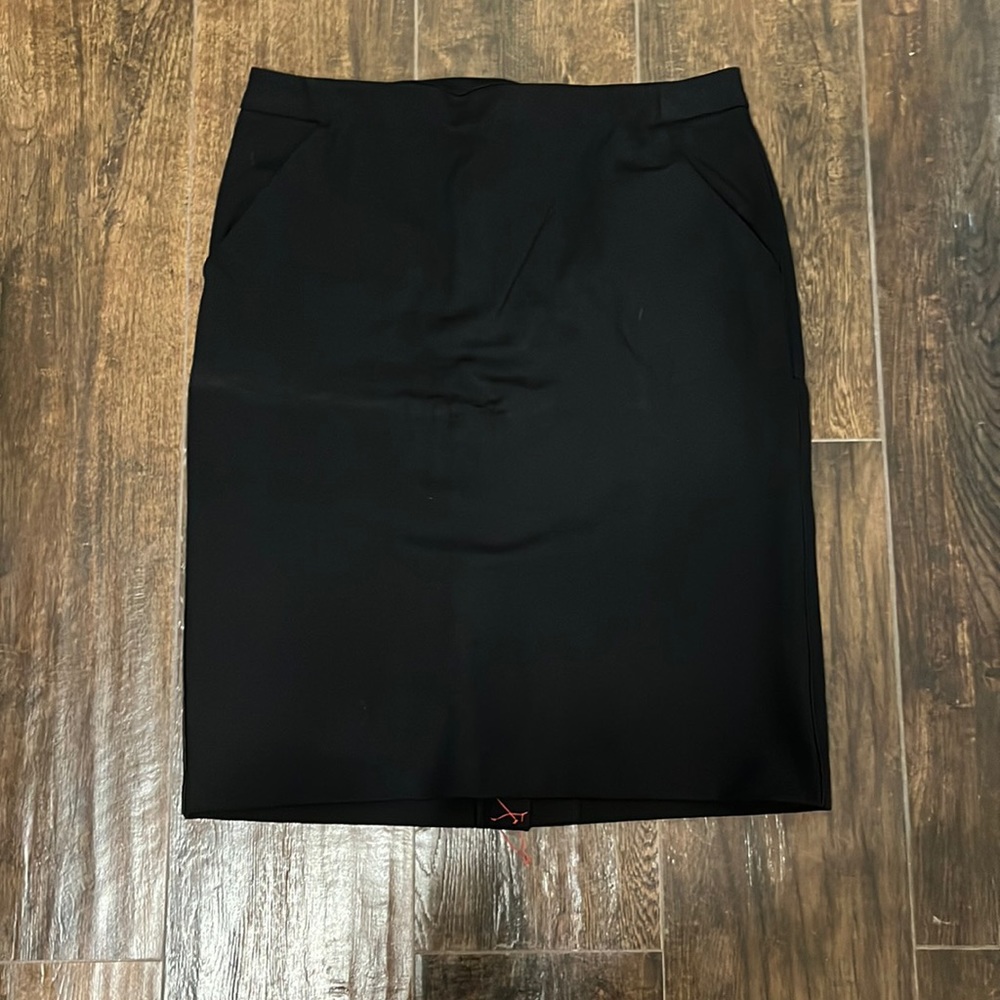 Black pencil skirt